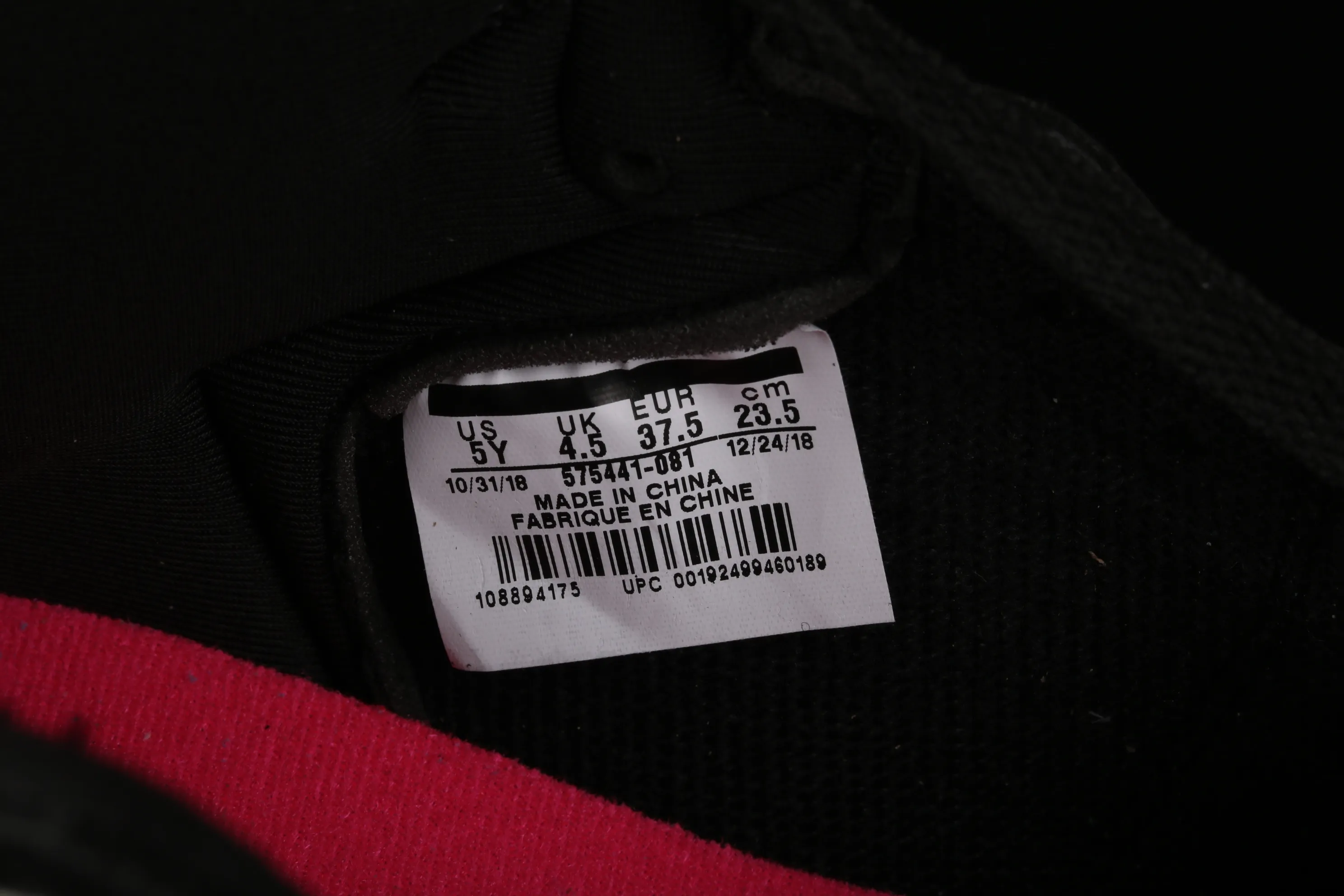 All Categories Air Jordan Jordan Series Basketball Shoes Air Jordan 1 High Air Jordan 1 "Crimson Tint" AJ1 Joe 1 Black Pink Litchi Pattern Women's Shoes 555441-081